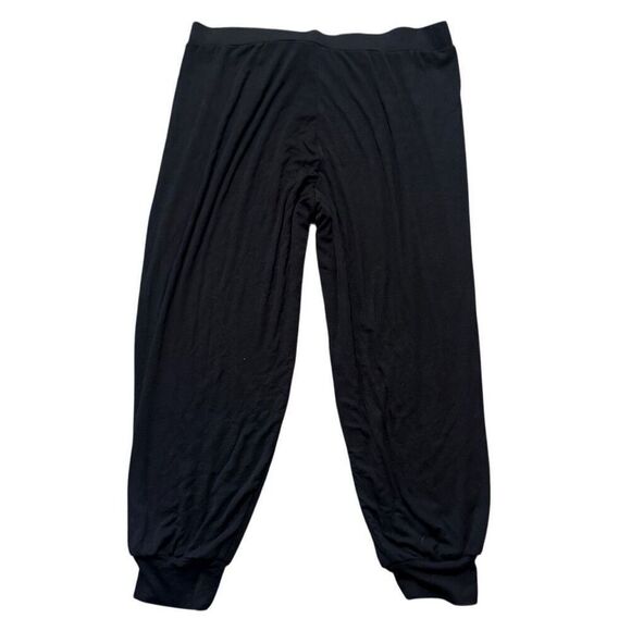 Laurie Felt Los Angeles black stretchy joggers size large - Picture 2 of 4